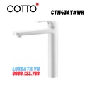 Vòi rửa mặt lavabo nóng lạnh COTTO CT1143AY#WH (màu trắng)