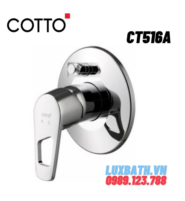 Củ sen tắm âm tường COTTO CT516A