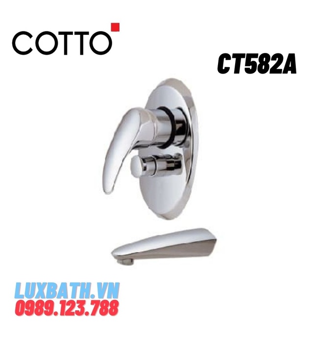 Sen tắm âm tường COTTO CT582A