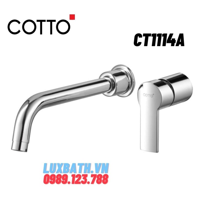 Vòi rửa mặt lavabo lạnh gắn tường COTTO CT1114A