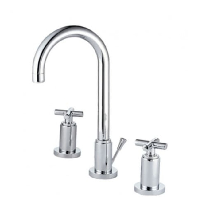 Vòi rửa mặt lavabo nóng lạnh COTTO CT238YC20 (3 lỗ) 