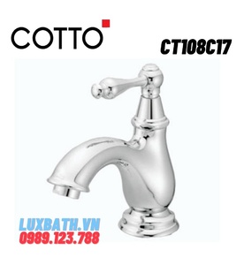 Vòi rửa mặt lavabo nóng lạnh COTTO CT108C17(HM)