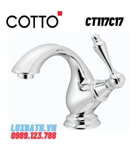 Vòi rửa mặt lavabo nóng lạnh COTTO CT117C17
