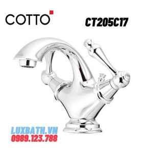 Vòi rửa mặt lavabo nóng lạnh COTTO CT205C17