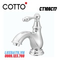 Vòi rửa mặt lavabo nóng lạnh COTTO CT108C17(HM)