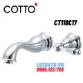 Vòi rửa mặt lavabo nóng lạnh COTTO CT118C17