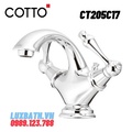 Vòi rửa mặt lavabo nóng lạnh COTTO CT205C17