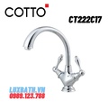 Vòi rửa mặt lavabo nóng lạnh COTTO CT222C17 