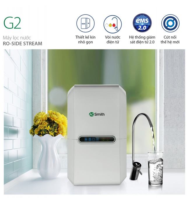 Máy Lọc Nước RO-SIDE STREAM AO Smith G2