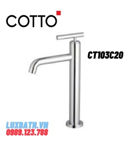 Vòi rửa mặt lavabo nóng lạnh COTTO CT103C20 