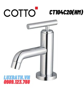 Vòi rửa mặt lavabo nóng lạnh COTTO CT104C20(HM)