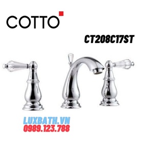 Vòi rửa mặt lavabo nóng lạnh COTTO CT208C17ST