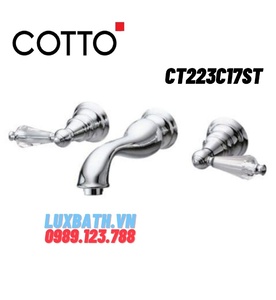 Vòi rửa mặt lavabo nóng lạnh COTTO CT223C17ST