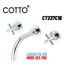 Vòi rửa mặt lavabo nóng lạnh COTTO CT237C16 (3 lỗ)
