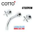 Vòi rửa mặt lavabo nóng lạnh COTTO CT237C16 (3 lỗ)