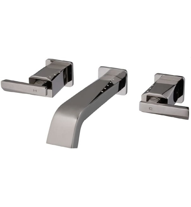 Vòi lavabo nóng lạnh âm tường COTTO CT2121C31ST#BN