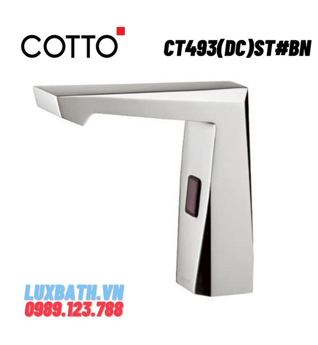 Vòi rửa mặt lavabo cảm ứng dùng pin COTTO CT493(DC)ST#BN