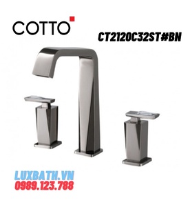 Vòi rửa mặt lavabo nóng lạnh COTTO CT2120C32ST#BN