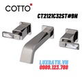 Vòi lavabo nóng lạnh âm tường COTTO CT2121C32ST#BN