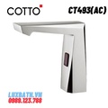 Vòi rửa mặt lavabo cảm ứng dùng điện COTTO CT493(AC)