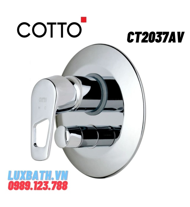 Củ sen tắm nóng lạnh COTTO CT2037AV