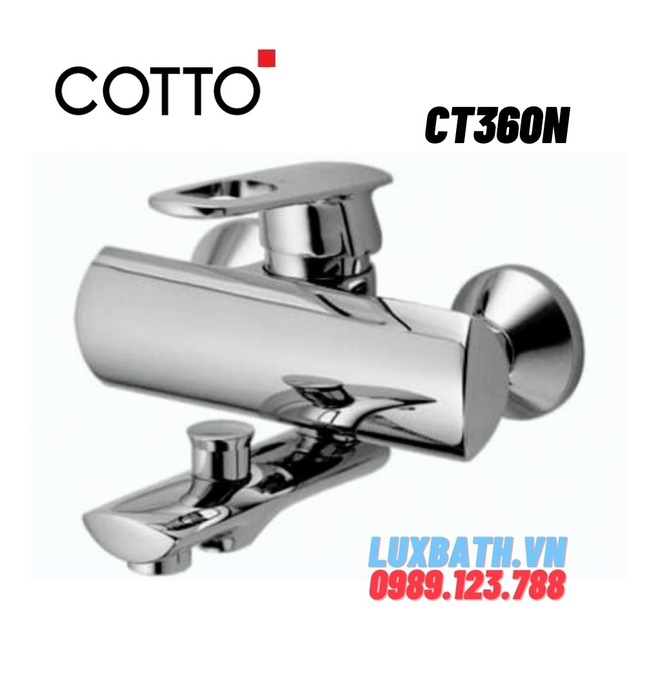 Củ sen tắm nóng lạnh COTTO CT360N 