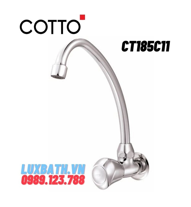 Vòi rửa bát lạnh gắn tường COTTO CT185C11