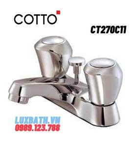 Vòi rửa mặt lavabo nóng lạnh COTTO CT270C11