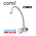 Vòi rửa bát lạnh gắn tường COTTO CT185C11