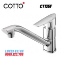 Vòi rửa bát nóng lạnh gắn tường COTTO CT135F
