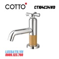 Vòi rửa mặt lavabo nóng lạnh COTTO CT104C34WD