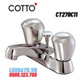 Vòi rửa mặt lavabo nóng lạnh COTTO CT270C11