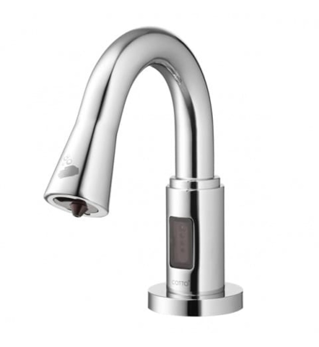 Vòi rửa mặt lavabo cảm ứng dùng điện COTTO CT546
