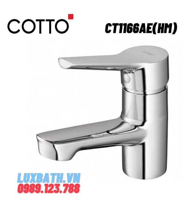 Vòi rửa mặt lavabo nóng lạnh COTTO CT1166AE(HM)