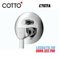 Mặt nạ sen tắm nóng lạnh COTTO CT517A