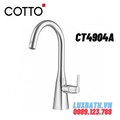 Vòi rửa bát nóng lạnh cảm ứng dùng pin COTTO CT4904A