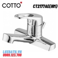 Vòi rửa mặt lavabo nóng lạnh COTTO CT2177AE(HM)
