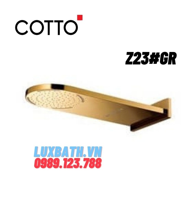 Bát sen tắm âm tường màu vàng COTTO Z23#GR