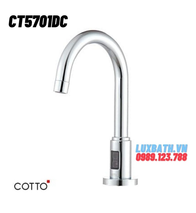 Vòi rửa mặt lavabo cảm ứng dùng Pin COTTO CT5701DC 
