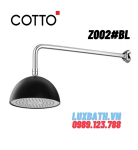 Bát sen tắm hình đèn chụp gắn tường COTTO Z002#BL (màu đen)