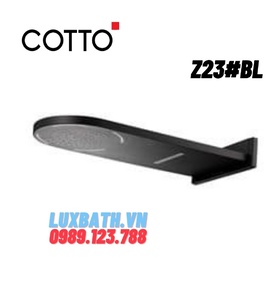 Bát sen tắm COTTO Z23#BL (màu đen)