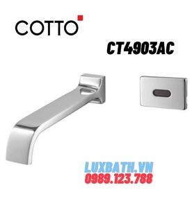 Vòi lavabo cảm ứng âm tường dùng điện COTTO CT4903AC (nước lạnh)