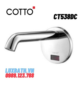 Vòi lavabo cảm ứng âm tường dùng pin COTTO CT538DC 