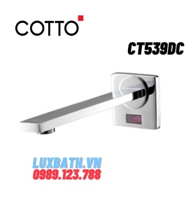 Vòi lavabo cảm ứng âm tường dùng pin COTTO CT539DC (nước lạnh ) 