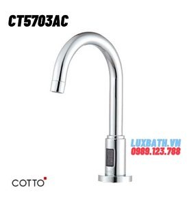 Vòi rửa mặt lavabo cảm ứng dùng điện COTTO CT5703AC