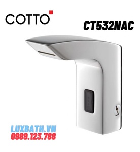 Vòi rửa mặt lavabo nóng lạnh cảm ứng COTTO CT532NAC ( dùng điện )