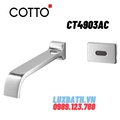 Vòi lavabo cảm ứng âm tường dùng điện COTTO CT4903AC (nước lạnh)