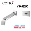 Vòi lavabo cảm ứng âm tường dùng pin COTTO CT4903DC (nước lạnh) 