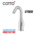 Vòi rửa mặt lavabo nóng lạnh có đen led COTTO CT1213