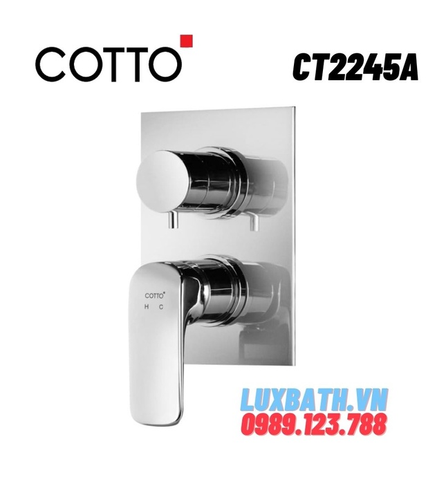 Mặt nạ sen tắm nóng lạnh âm tường COTTO CT2245A